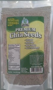 Get ChiaBrand White Certified Organic Chia Seeds - 1 Total Pound = ONE x 1 Pound Bag