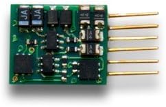 Digitrax Z DCC Decoder S6,Pin n Plug Back EMF 2-Function1A, INC, INC.