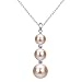 Chain Freshwater Cultured Pearl Necklace Pendant Jewelry for Women 18 inch