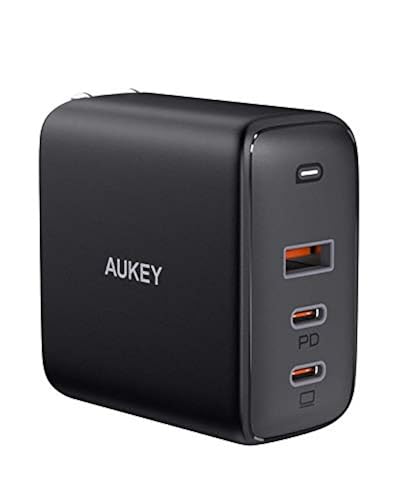USB C Charger, AUKEY Omnia 90W 3-Port MacBook Pro Charger with