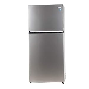 Equator-Ascoli 18 cu.ft. Top Freezer Apartment Refrigerator Stainless with additional Ice Maker kit