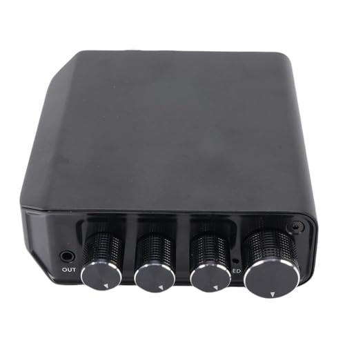 Drfeify Digital Amplifier, 50W, Supports BT USB 3.5 Mm AUX Input & Output, Equipped with Supply Adapter (US Plug)