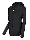 Urban CoCo Women's Zip Hoodie Sweatshirt Lightweight Active Jacket