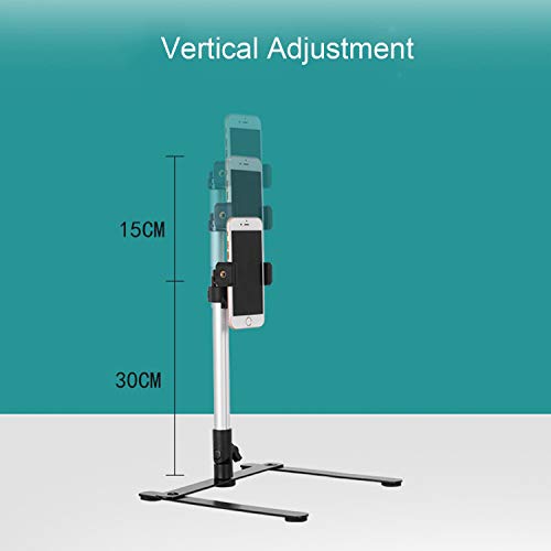 Cell Phone Stand for Video Overhead,Adjustable Photo Copy Stand Mount for Recording Videos,Photography,Teaching Online Live Broadcast