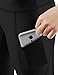 ODODOS High Waist Out Pocket Yoga, YogaPocketCapris714-Black2, Size Medium