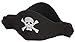Black Pirate Hat Flat Foam - One Size Fits Most (Pack Of 1) - Ideal For Costume Parties, Halloween & Fun