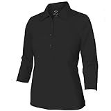 Monterey Club Ladies Dry Swing Artsy Animal Emboss L/S Shirt #2444