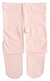 Dancina Footed Ballet Dance Tights Microfiber Size L (10-14) Ballet Pink