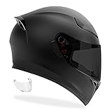 GDM GHOST Full Face Motorcycle Helmet - Matte