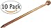 Solid Copper Nails Spikes 10 Pack 9 Gauge 4 inch 99% Pure
