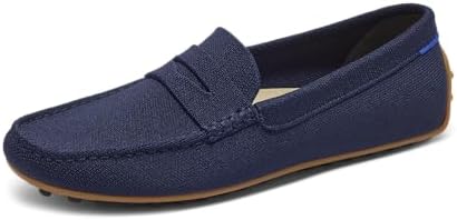 Swims Lux Driver Penny Loafer Shoes in Mist Men\'ns Size 8 Suede Slip On Comfort Lux Driver in Midnight Navy for Mens | SWIMS | SWIMS main image 4