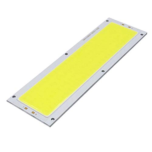Funic LED Light Warm/Cool White High Power 10W 1000LM COB LED Strip Light Lamps 120x36mm 12-14V