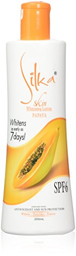 Silka Skin Whitening Papaya Lotion (200ml)