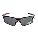 Sports Sunglasses, L·V·X·ING LVX548 Mens Polarized Sunglasses Mens Glasses Exchangeable 5 UV400 Lenses Cycling Hiking Running Outdoor Sunglasses Upgraded Design (Red)
