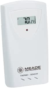 MEADE TS13C-M Indoor/Outdoor Wireless Remote Temperature Sensor with LCD