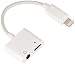 Adapter 3.5mm Aux Headphone Jack Adaptor Charger for Phone 8/8Plus Phone7/7Plus Phone X/10, 2 in 1 Earphone Audio Connector Jack Splitter Cable Accessories, Suppor 11-12 -White primary