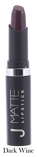 J MATTE Lipstick Ultra Matte Super Rich Smooth Hydrating Treatment Long Lasting Waterproof 36 Colors to choose from (Dark Wine)