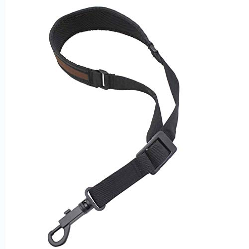 Professional Adjustable Harness Shoulder Black Sax Saxophone Belt Neck Strap for Saxophone Accessories
