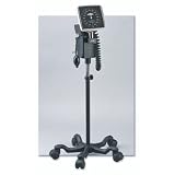 American Diagnostic Corporation Diagnostix 752 Mobile Aneroid Sphygmomanometer Black Adult Latex Free