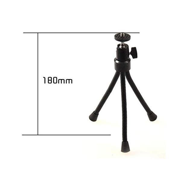 XYSQWZ Ultrakleines Desktop-stativ 360-grad-drehung Live-Metall-Smartphone-Halter Outdoor-reisefotografie-kamerastativ… – Bild 5