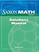 Math Course 1 Solution Manual