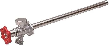 Mueller Frost Proof Sillcock Anti Siphon Silver Red 1 2 In