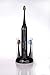 Pursonic S420 High Power Rechargeable Electric Sonic Toothbrush with 12 Brush Heads & Storage Charger, Black