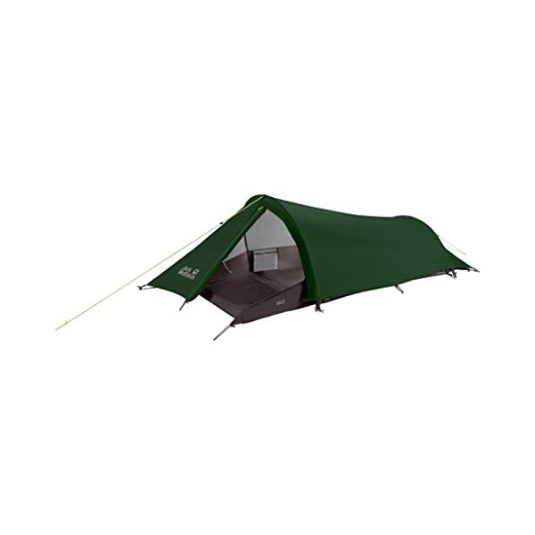 Jack Wolfskin Gossamer Robust 1 Person Tunnelzelt Zelt, Mountain Green, ONE SIZE