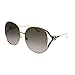 Gucci sunglasses (GG-0225-S 002) Gold - Blue - Brown grey black Gradient lenses