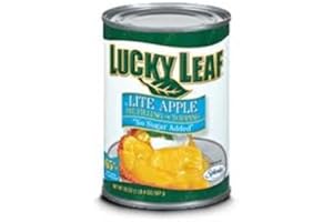 Lucky Leaf Pie Filling & Topping 21oz Can (Pack of 4) (Lite Apple)
