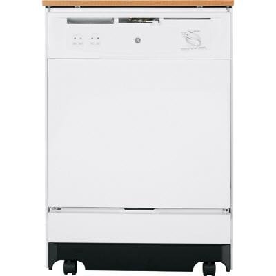 GE GSC3500NWW Portable Dishwasher 5 LVL (White)