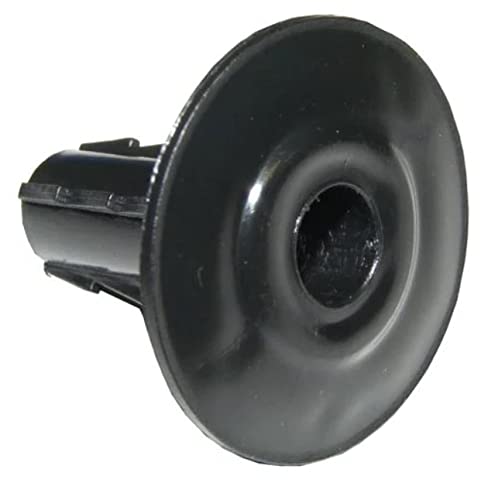 10 x Black Single Wall Entry Grommets by Auline® Tidy Solution for Feeding Aerial / Satellite Cable