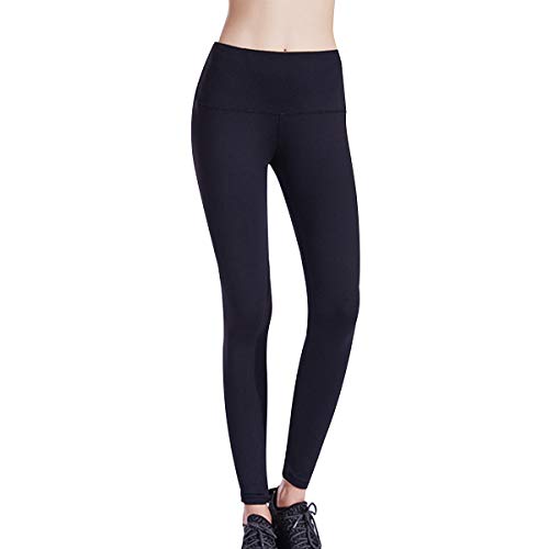 HGQ Yoga Pants for Women High Waist Leggings - Tummy Control Workout Leggings for Women Stretchy Skinny Sheer Yoga Tights