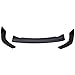 Front Bumper Lip Compatible with 2013-2017 Nissan 370Z, TK Style Black PP Front Lip Finisher Under Chin Spoiler Add On by IKON MOTORSPORTS, 2014 2015 2016
