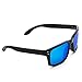 WearMe Pro - Premium Polarized Mirror Lens Classic Square Style Sunglasses