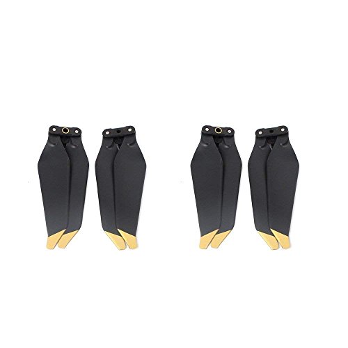 Tamlltide-Mavic-Pro-Geraeuscharme-Propeller-DJI-Mavic-Pro-DJI-Mavic-Pro-Platinum-Geraeuscharme-Schnellspanner-2-Paar-Goldband