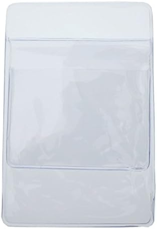 Heavyweight Clear Vinyl Pocket Protector w/ Horizontal ID Badge Holder PPL635