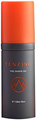 Tenzing Skincare Pre-Shave Oil - Natural, Organic Shaving Oil - Unscented Blend of 14 Oils - Pre-Shave Oil to Hydrate Skin & Soften Facial Hair - Pre-Shave Oil with Antioxidants & Vitamins - 1 oz