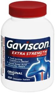Gaviscon Extra Strength Tabs 100 by GLAXO SMITHKLINE CONSUMER