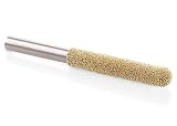 Kutzall Original Ball Nose Rotary Burr, 1/4" Shaft, Fine - Woodworking Attachment for Bosch, DeWalt, Milwaukee, Makita. Abrasive Tungsten Carbide, 1/4" (6.3mm) Dia. X 1-1/2" (38.1mm) Length, BN-14G