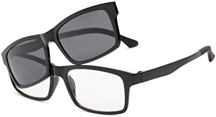 Readers.com | The Twist Polarized Magnetic Reading Sunglasses Rectangle Men's & Women's Full Frame