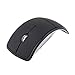 Aftermarket 2.4GHZ Snap-in Transceiver Fold Wireless Mouse Cordless Mice USB Folding Mouse Black