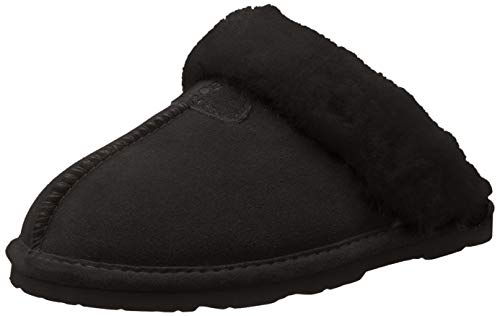 BEARPAW Women's Loki Mule, Black II, 9 M US