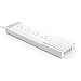 Satechi Aluminum 4-Outlet Home/Office Power Strip with 4.5 ft. Cord and 4 USB Charging Ports for iPhone 6 Plus/6/5S/5C/5/4S, iPad Air/Mini Retina/3/2/1 (Silver)