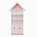 Fantasy Fields - Swan Lake Ballerina Kids Wooden Bookshelf with 3-Tier Shelf and Cabinet for Girls' Bedroom - House Shape, Hand-Crafted & Hand-Painted Furniture - White/Pink (TD-12717A)