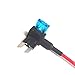 Qiorange 12v Car Add-a-circuit Fuse TAP Adapter Mini ATM APM Blade Fuse Holder Pack of 5