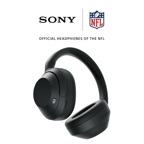 Sony ULT WEAR Auriculares Bluetooth con cancelación de ruido con Alexa incorporada, diseño cómodo, batería de 30 horas, graves masivos, negro