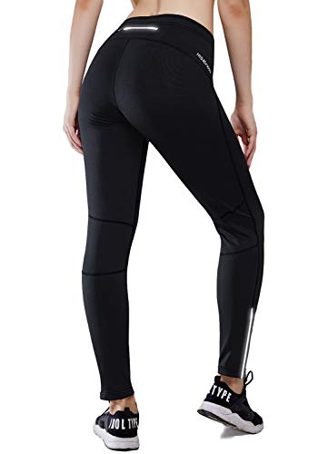 image for HISKYWIN Womens Thermal Fleece Lined Cycling Tights Winter Running Pan