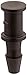 Eldon James P0-3-200BN Automotive Black Nylon Barbed Insert Plug, 3/16