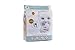 Warmze Refill Warming Wraps, Black/White, Small, 4-Count